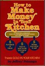 How To Make Money in Your Kitchen