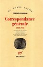 Correspondance gnrale 19401975