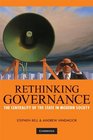 Rethinking Governance The Centrality of the State in Modern Society
