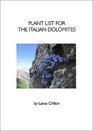 Plant List for the Italian Dolomites