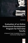 Evaluation of an Online Professional Development Program for Parttime Faculty