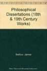 Philosophical Dissertations 1782 Edition