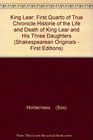 M William ShakSpeare His True Chronicle Historie of the Life and Death of King Lear and His Three Daughters