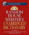 Random House Webster's Unabridged Dictionary and CDROM Version 30