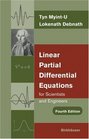 Linear Partial Differential Equations for Scientists and Engineers