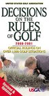 Decisions on the Rules of Golf 20002001