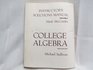 College Algebra  Instructor's Solutions Manual Volume II