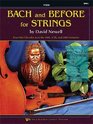 Bach and Before Strings FourPart Chorales from the 16th 17th and 18th Centuries