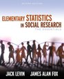 Elementary Statistics in Social Research The Essentials