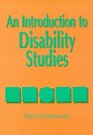 Intro to Disability Studies