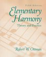 Elementary Harmony Theory and Practice with CD