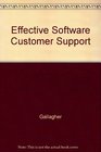 Effective Software Customer Support