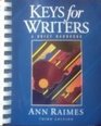 Keys for Writers A Brief Handbook
