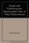 Script into performance A structuralist view of play production