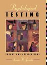 Psychological Testing Theory And Applications