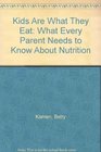 Kids Are What They Eat What Every Parent Needs to Know About Nutrition