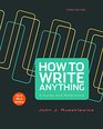 How to Write Anything with 2016 MLA Update A Guide and Reference