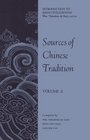 Sources of Chinese Tradition Vol 2