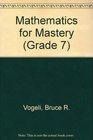 Mathematics for Mastery