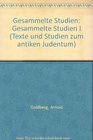 Gesammelte Studien