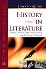 History in Literature A Reader's Guide to 20th Century History and the Literature It Inspired