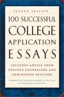 100 Successful College Application Essays