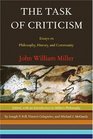 The Task of Criticism Essays on Philosophy History and Community