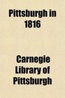 Pittsburgh in 1816