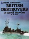 British Destroyers in World War One  Warships Illustrated No 7