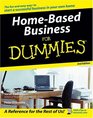 Home-Based Business For Dummies ®  (For Dummies (Business  Personal Finance))