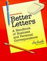 Better Letters A Handbook of Business and Personal Correspondence