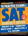 10 Practice Exams for the SAT Subject Tests