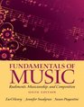 Fundamentals of Music Rudiments Musicianship and Composition