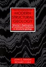 Techniques of Modern Structural Geology Volume 3 Applications of Continuum Mechanics in Structural Geology