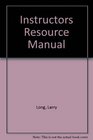 Instructors Resource Manual