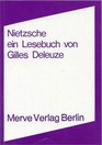 Nietzsche Ein Lesebuch von Gilles Deleuze