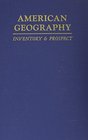 American Geography Inventory and Prospect