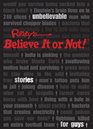 Ripley's Unbelievable Stories For Guys: Ripley's Believe It Or Not!