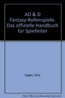 AD  D FantasyRollenspiele Das offizielle Handbuch fr Spielleiter