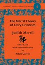 The Merril Theory of Lit'ry Criticism Judith Merril's Nonfiction
