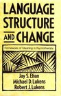 Language Structure and Change Frameworks of Meaning in Psychotherapy