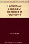 Principles of Learning A Handbook of Applications