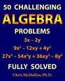 50 Challenging Algebra Problems