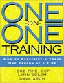OneonOne Training  How to Effectively Train One Person at a Time