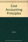 Cost Accounting Principles