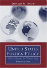 United States Foreign Policy  Politics Beyond the Water's Edge