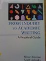 From Inquiry to Academic Writing  Designing Writing