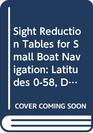 Sight Reduction Tables for Small Boat Navigation Latitudes 058 Declinations 029