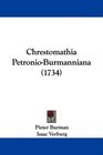 Chrestomathia PetronioBurmanniana