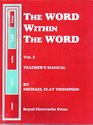 The Word Within The Word, Vol 2 (Teacher's Manual)